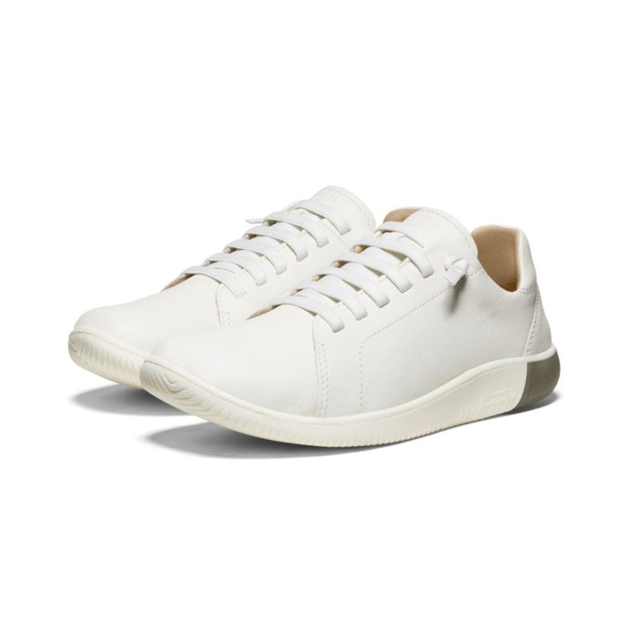 KEEN Slip-Ons | Men'S Knx Leather Sneaker | Star White/Star White