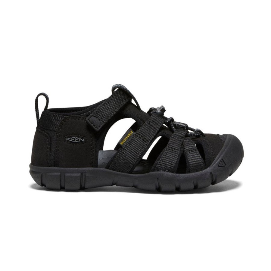 KEEN Sandals | Little Kids' Seacamp Ii Cnx | Black/Grey