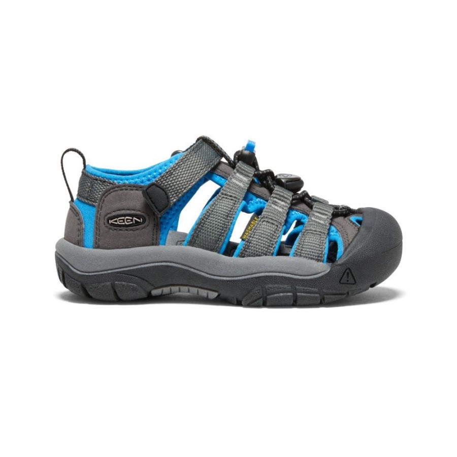 KEEN Sandals | Little Kids' Newport H2 | Magnet/Brilliant Blue