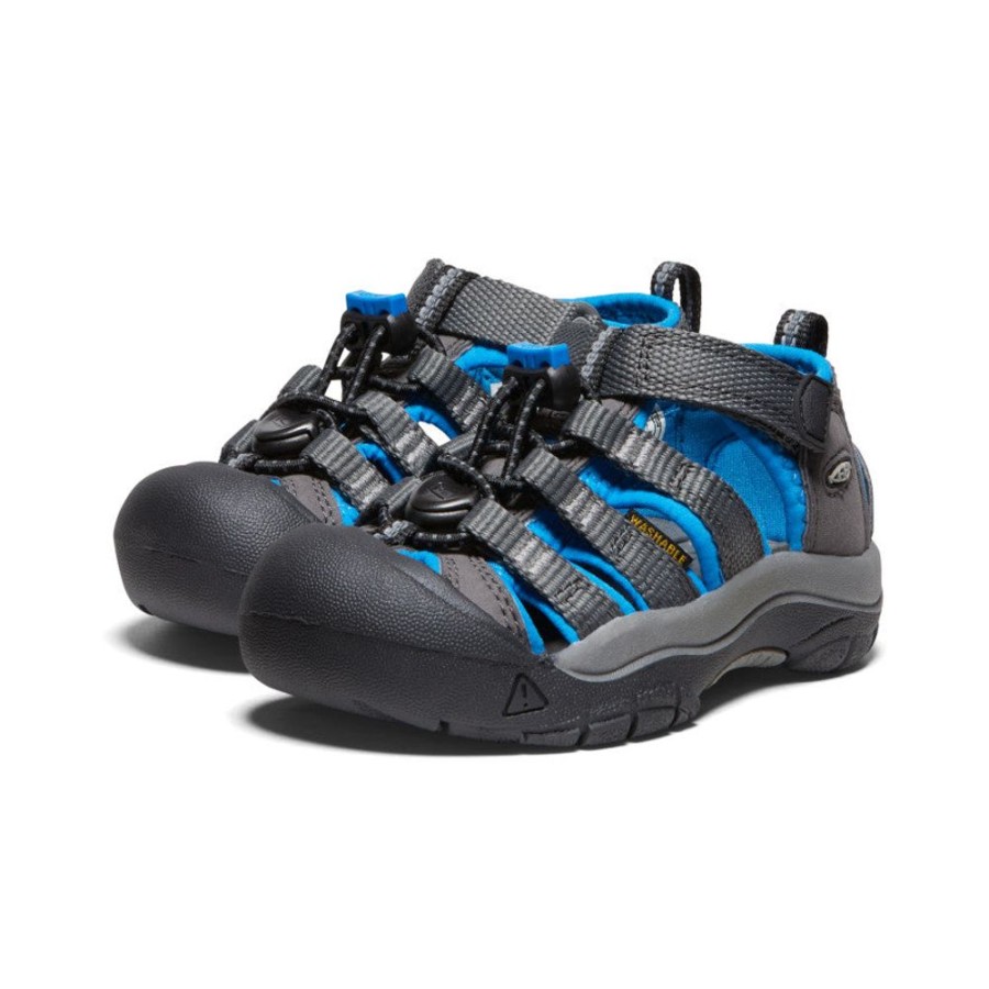 KEEN Sandals | Little Kids' Newport H2 | Magnet/Brilliant Blue