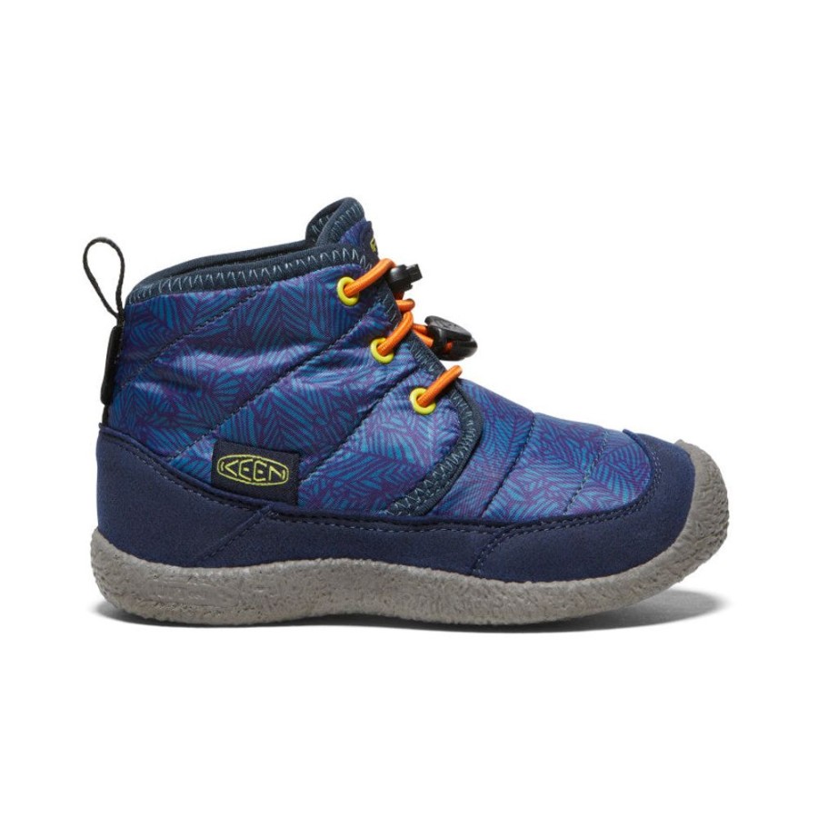 KEEN Boots | Little Kids' Howser Ii Waterproof Chukka | Deep Lagoon/Evening Primrose