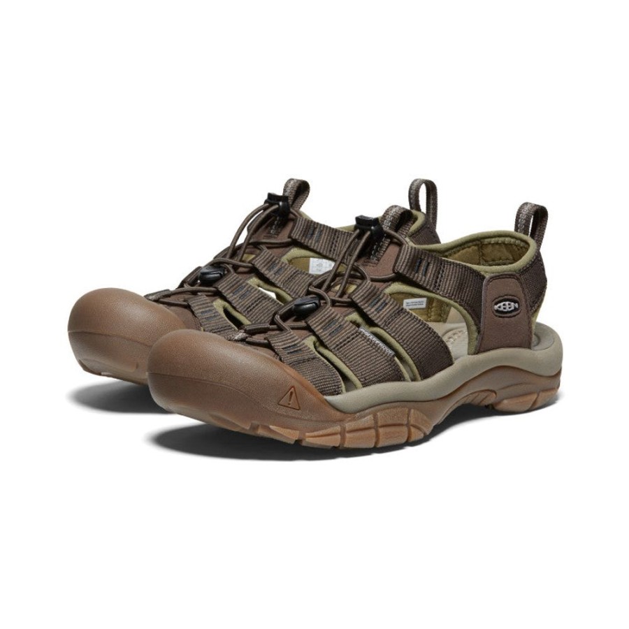 KEEN Sandals | Men'S Newport H2 | Olive Drab/Canteen