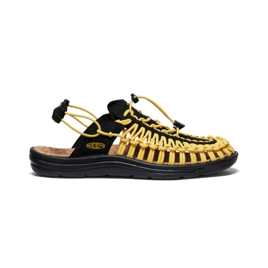 KEEN Slip-Ons | All Gender Uneek Ii Convertible | Black/Keen Yellow