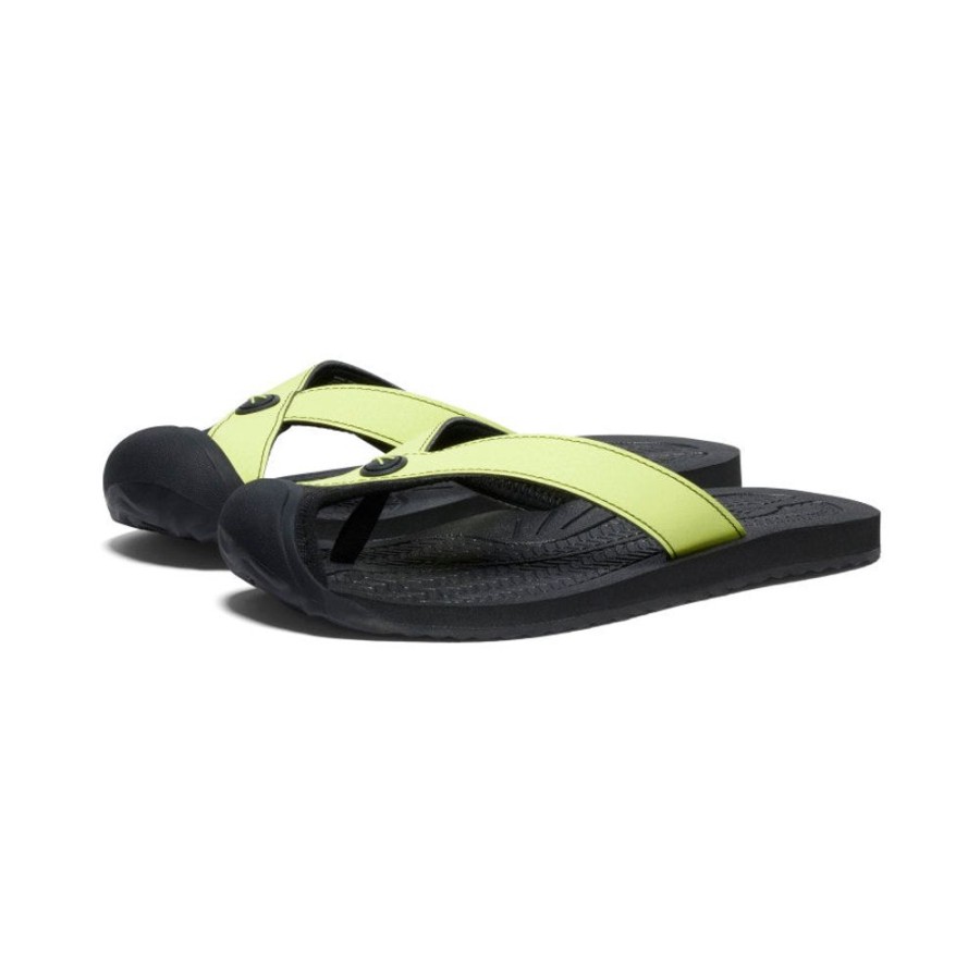 KEEN Slip-Ons | Women'S Barbados Flip-Flop | Daiquiri Green/Black