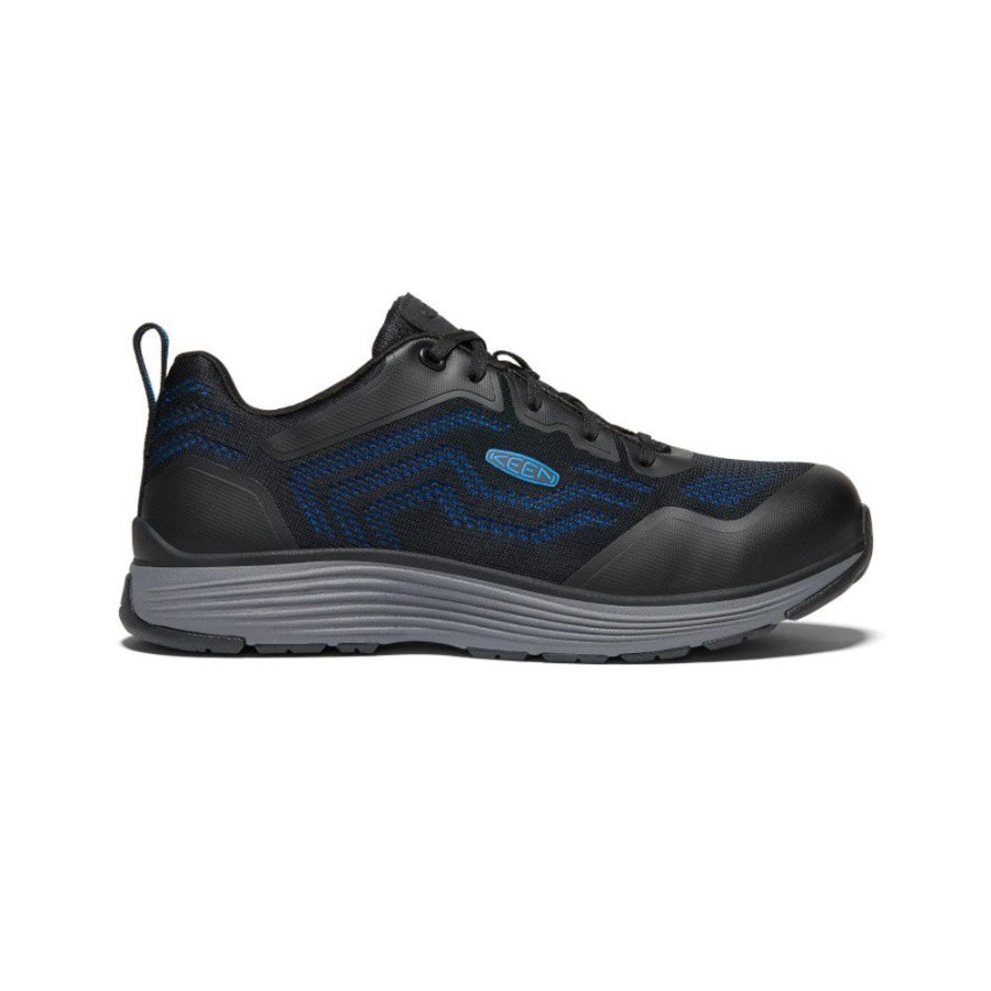 KEEN Work Boots & Shoes | Men'S Sparta 2 (Aluminum Toe) | Brilliant Blue/Black