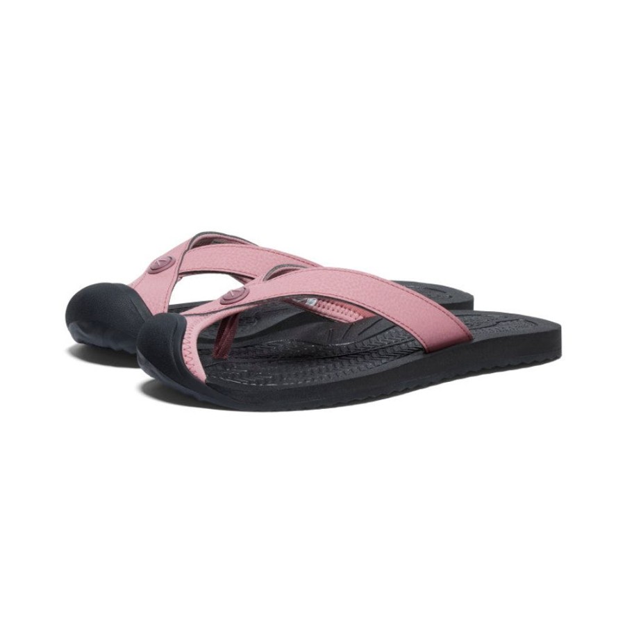 KEEN Slip-Ons | Women'S Barbados Flip-Flop | Nostalgia Rose/Rose Brown