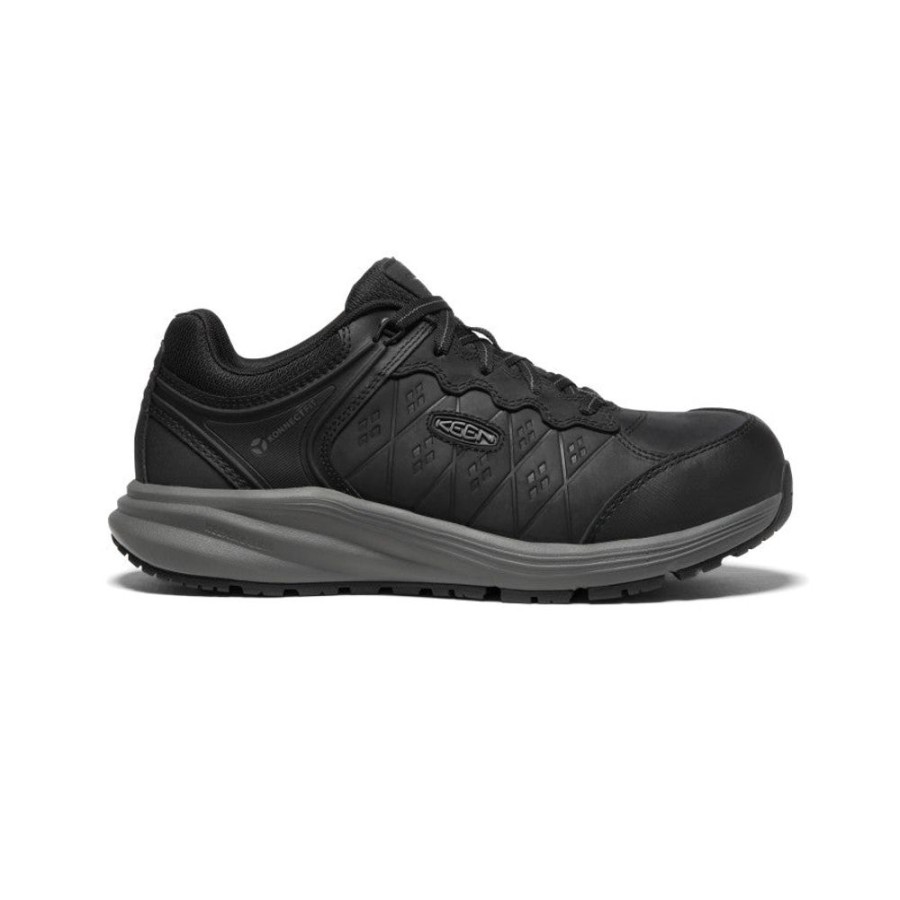 KEEN Work Boots & Shoes | Men'S Vista Energy+ Esd (Carbon Fiber Toe) | Black/Gun Metal