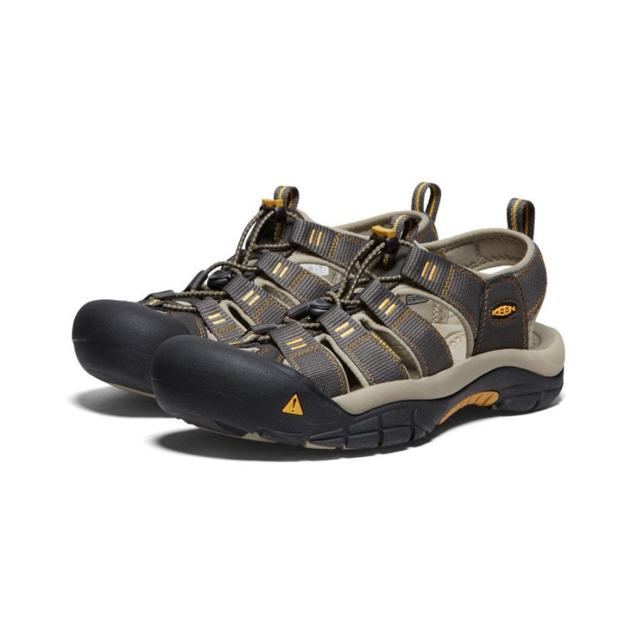 KEEN Sandals | Men'S Newport H2 | Raven/Aluminum