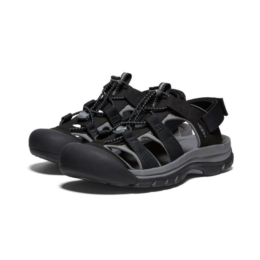 KEEN Sandals | Men'S Rapids H2 Sandal | Black/Steel Grey