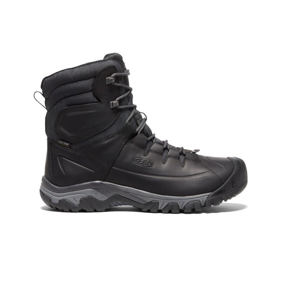 KEEN Boots | Men'S Targhee High Lace Waterproof Boot | Black/Raven