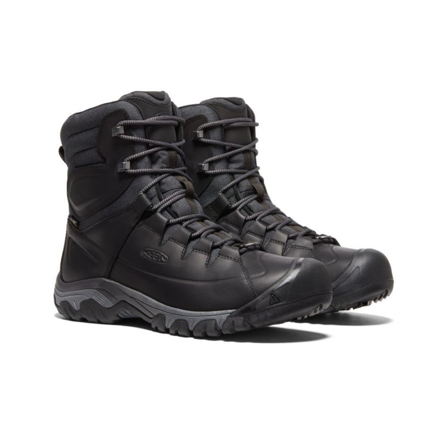 KEEN Boots | Men'S Targhee High Lace Waterproof Boot | Black/Raven