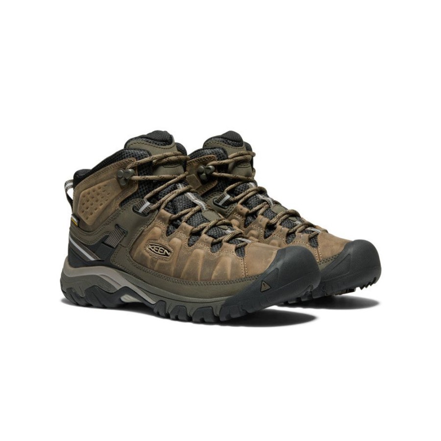 KEEN Boots | Men'S Targhee Iii Waterproof Mid | Bungee Cord/Black