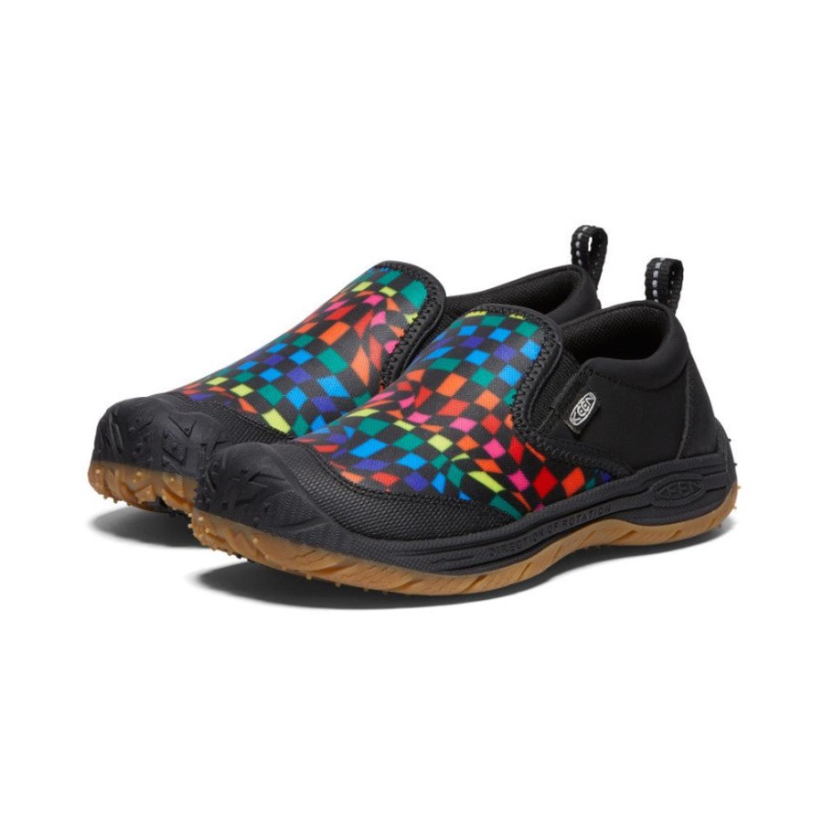 KEEN Shoes | Big Kids' Speed Hound Slip-On | Black/Multi