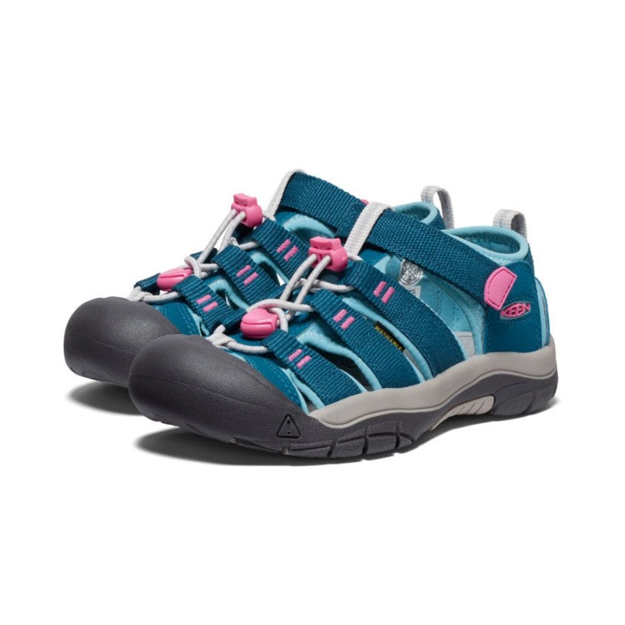 KEEN Sandals | Big Kids' Newport H2 | Legion Blue/Hot Pink