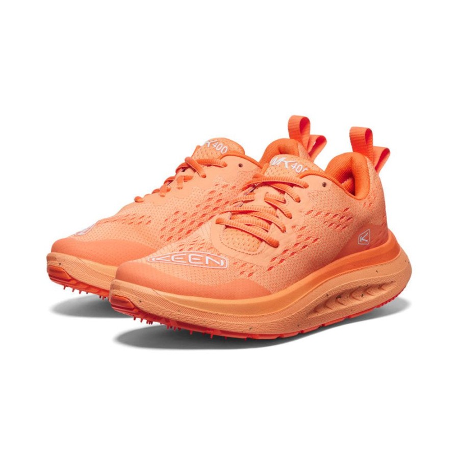 KEEN Shoes | Women'S Wk400 Walking Shoe | Tangerine