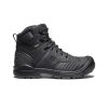 KEEN Work Boots & Shoes | Men'S Portland 6" Waterproof Boot (Carbon-Fiber Toe) | Black/Black