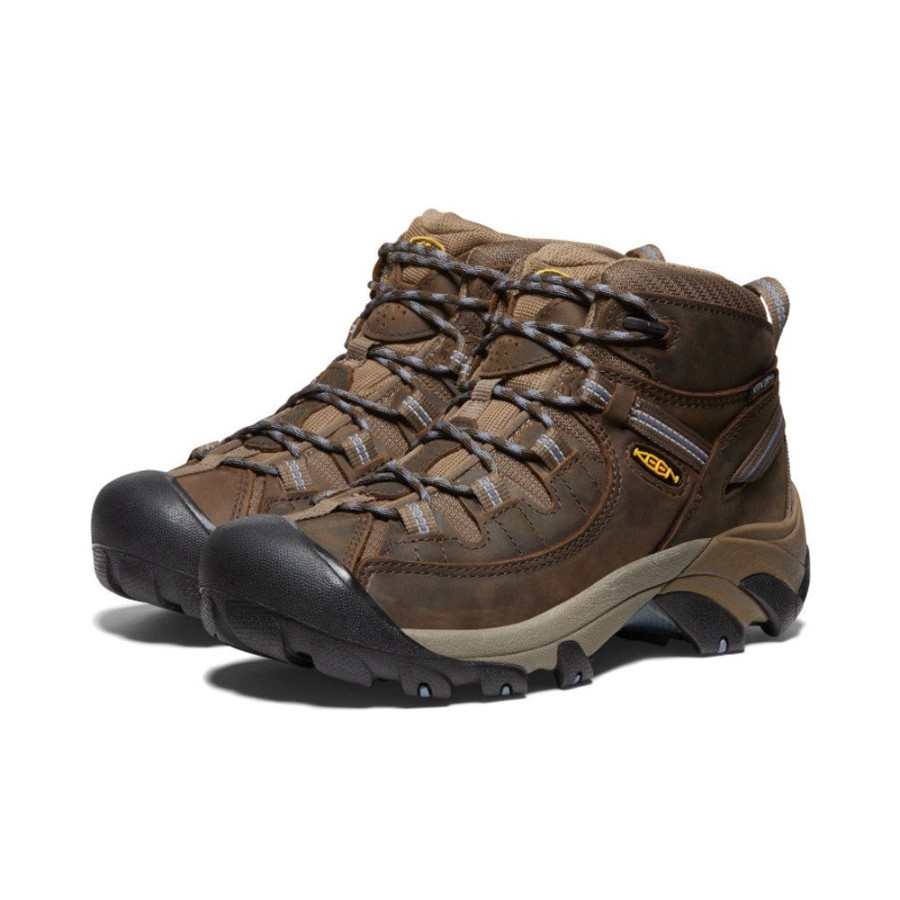 KEEN Boots | Women'S Targhee Ii Waterproof Mid | Slate Black/Flint Stone