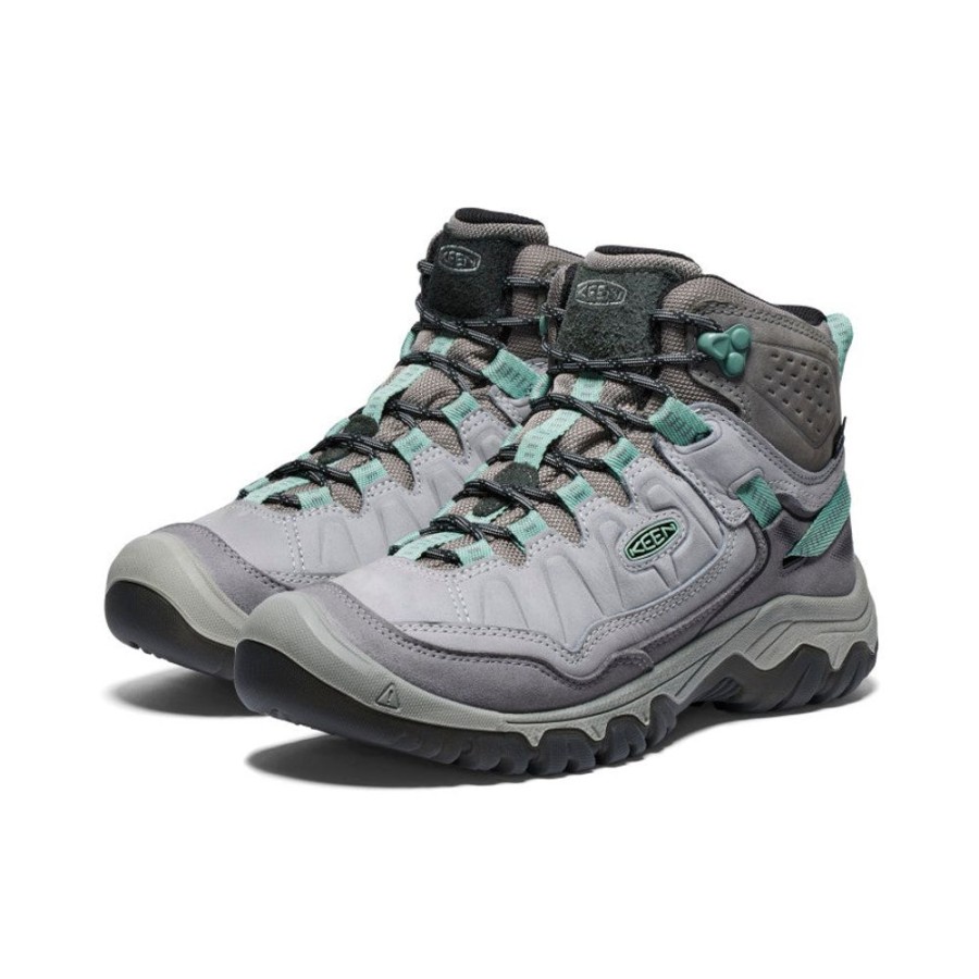 KEEN Boots | Women'S Targhee Iv Waterproof Hiking Boot | Alloy/Granite Green