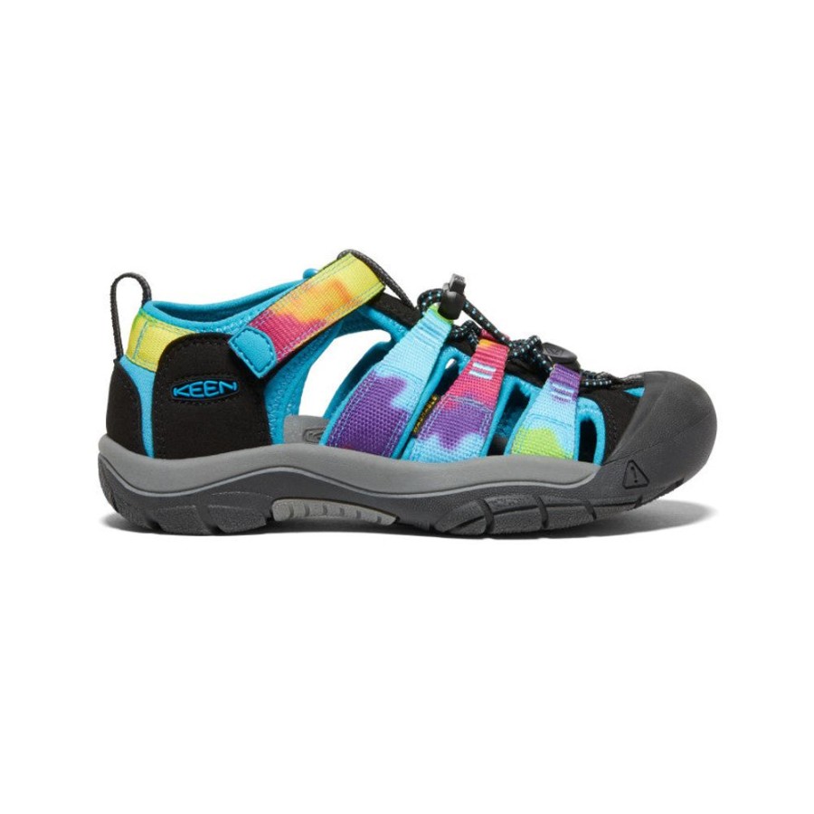 KEEN Sandals | Big Kids' Newport H2 | Rainbow Tie Dye