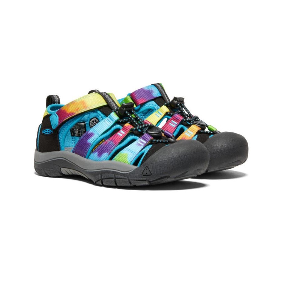 KEEN Sandals | Big Kids' Newport H2 | Rainbow Tie Dye