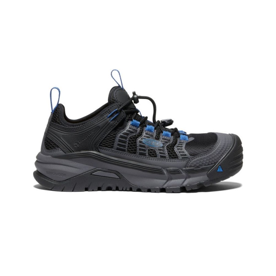 KEEN Work Boots & Shoes | Men'S Birmingham (Carbon-Fiber Toe) | Magnet/Bright Cobalt