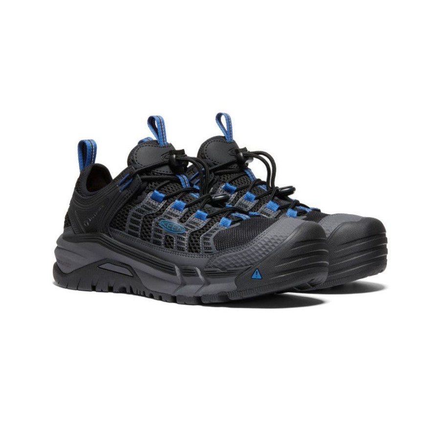 KEEN Work Boots & Shoes | Men'S Birmingham (Carbon-Fiber Toe) | Magnet/Bright Cobalt