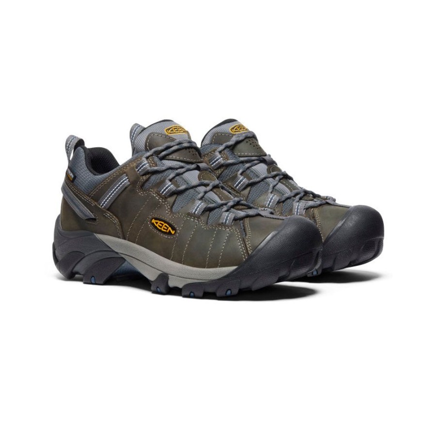 KEEN Shoes | Men'S Targhee Ii Waterproof | Gargoyle/Midnight Navy