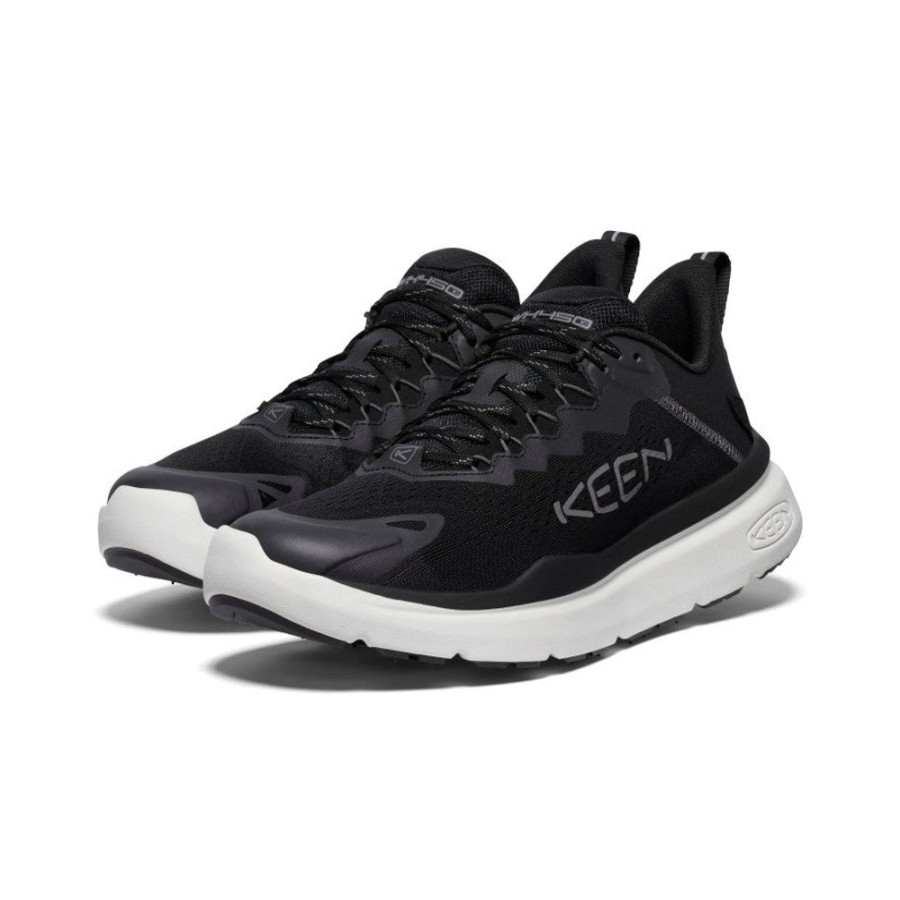 KEEN Shoes | Men'S Wk450 Walking Shoe | Black/Star White