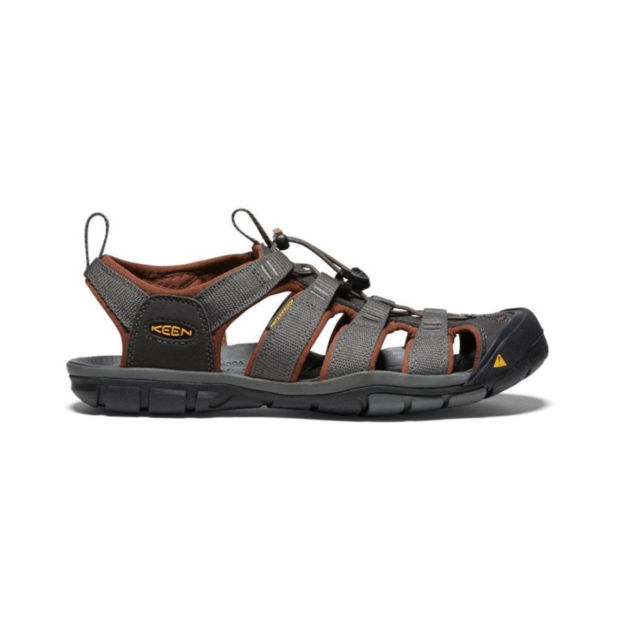 KEEN Sandals | Men'S Clearwater Cnx | Raven/Tortoise Shell