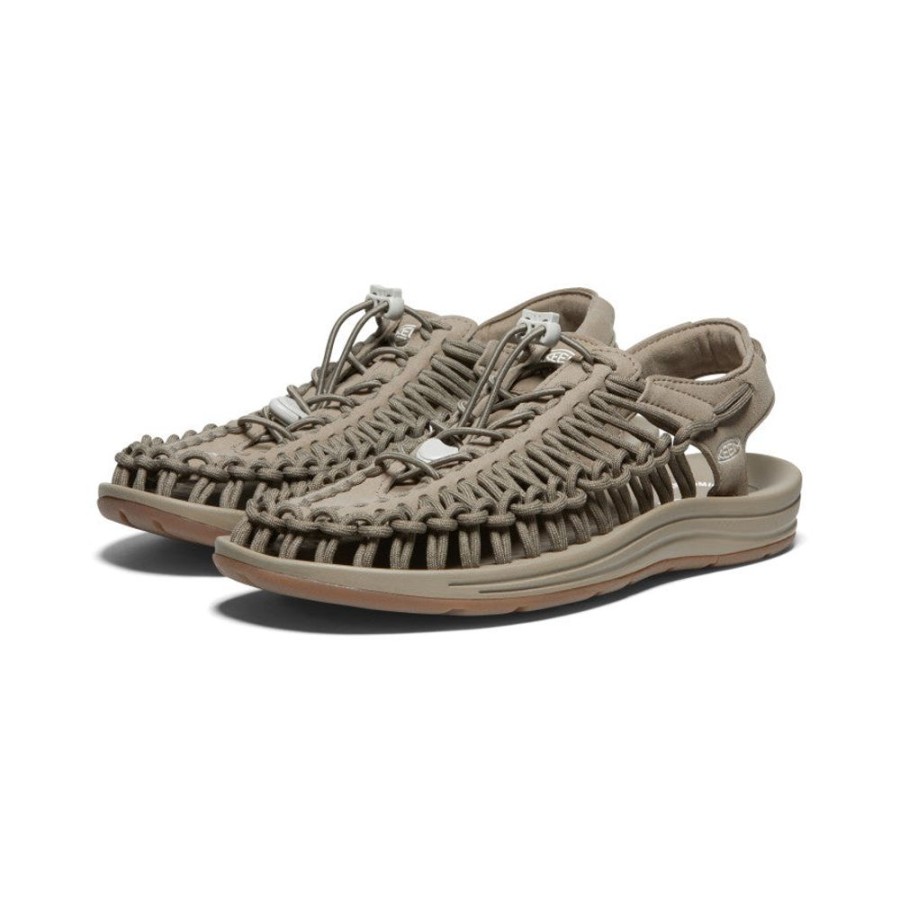 KEEN Sandals | Men'S Uneek Sneaker | Timberwolf/Plaza Taupe