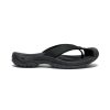 KEEN Slip-Ons | Women'S Waimea Leather Flip-Flop | Black/Black