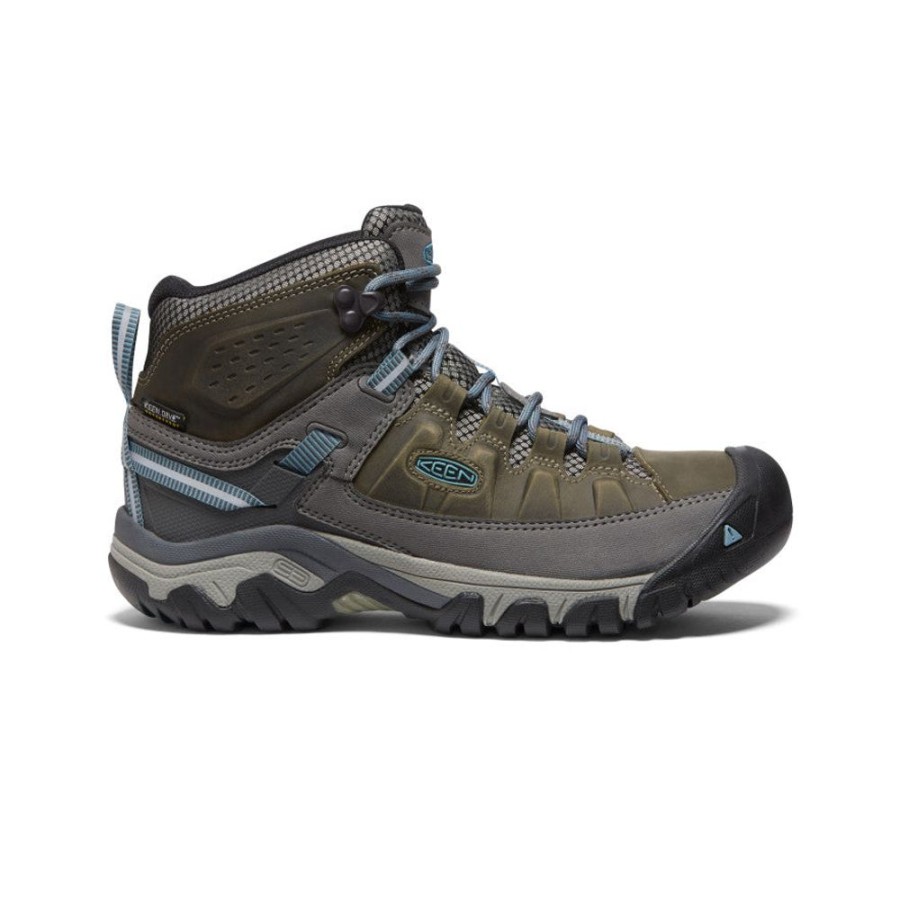 KEEN Boots | Women'S Targhee Iii Waterproof Boot Wide | Magnet/Atlantic Blue