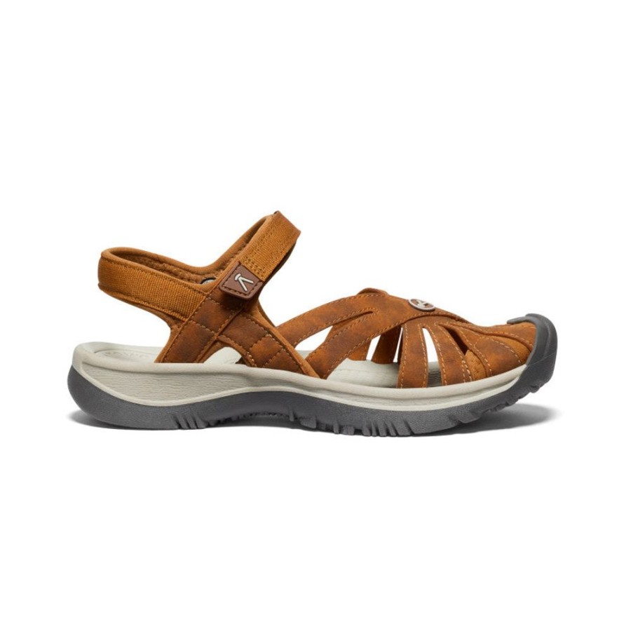 KEEN Sandals | Women'S Rose Sandal | Roasted Pecan/Birch