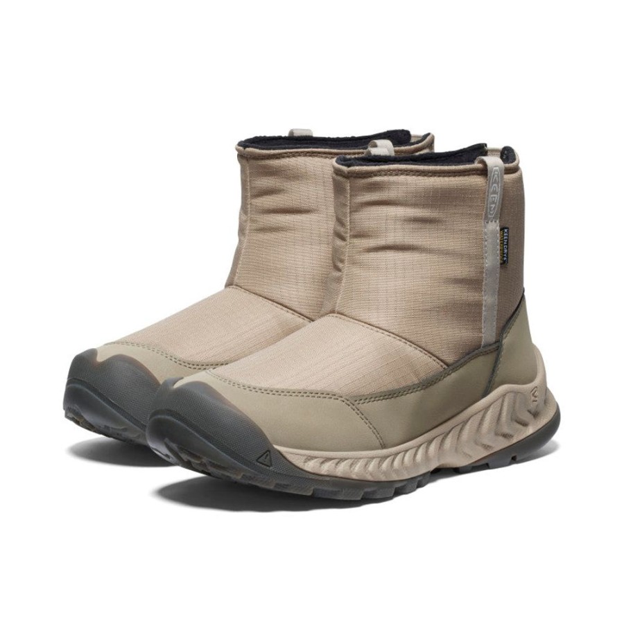 KEEN Slip-Ons | Women'S Hood Nxis Waterproof Pull-On | Timberwolf/Plaza Taupe