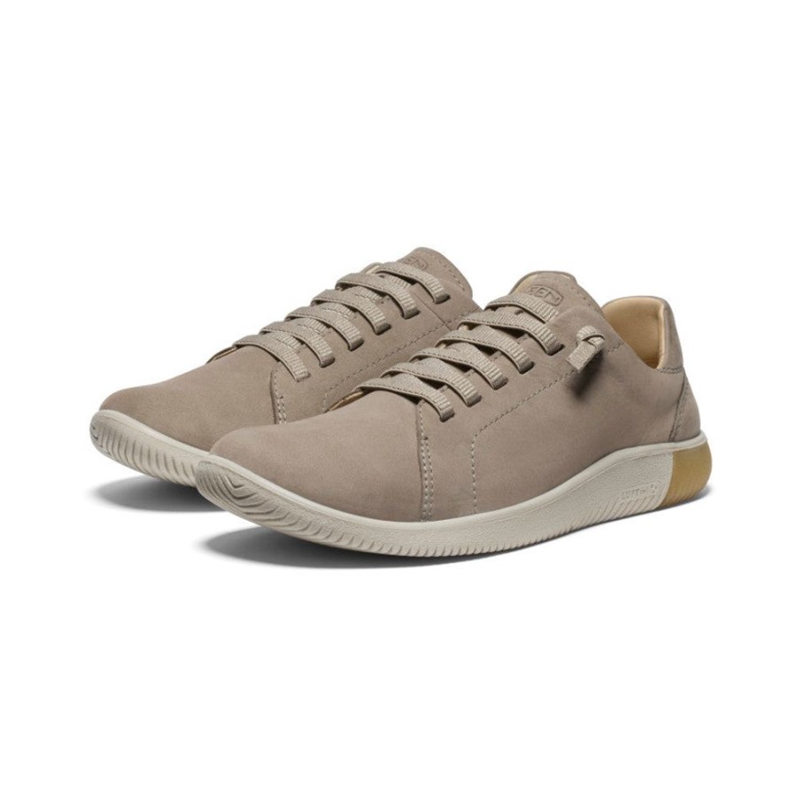 KEEN Slip-Ons | Men'S Knx Leather Sneaker | Brindle/Plaza Taupe