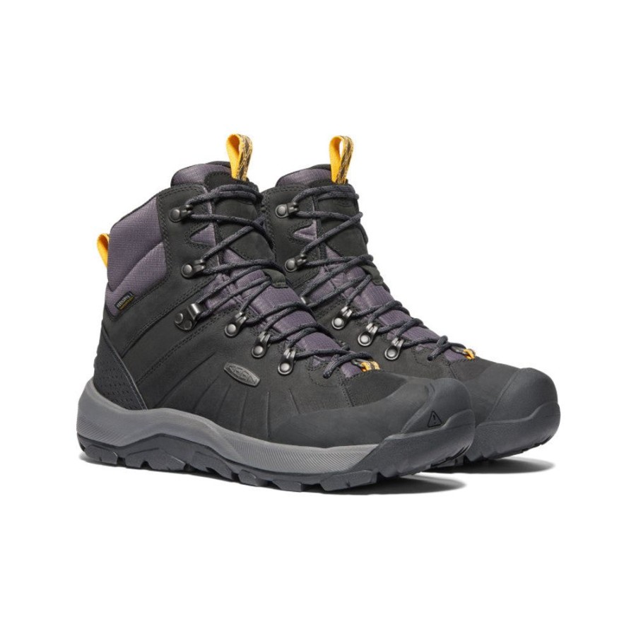 KEEN Boots | Men'S Revel Iv Polar Waterproof Boot | Black/Magnet