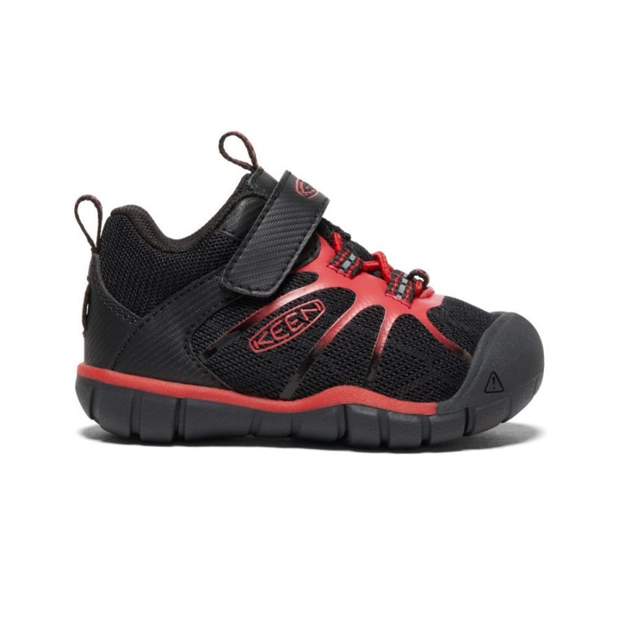 KEEN Shoes | Toddlers' Chandler 2 Cnx Sneaker | Black/Red Carpet