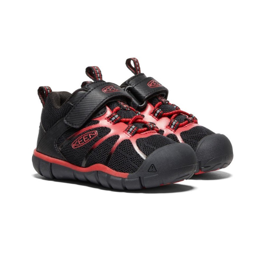 KEEN Shoes | Toddlers' Chandler 2 Cnx Sneaker | Black/Red Carpet