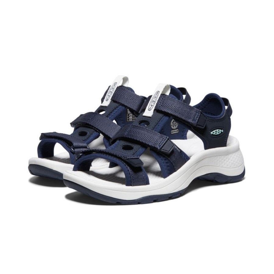 KEEN Sandals | Women'S Astoria West Open-Toe | Blue Nights/Black Iris