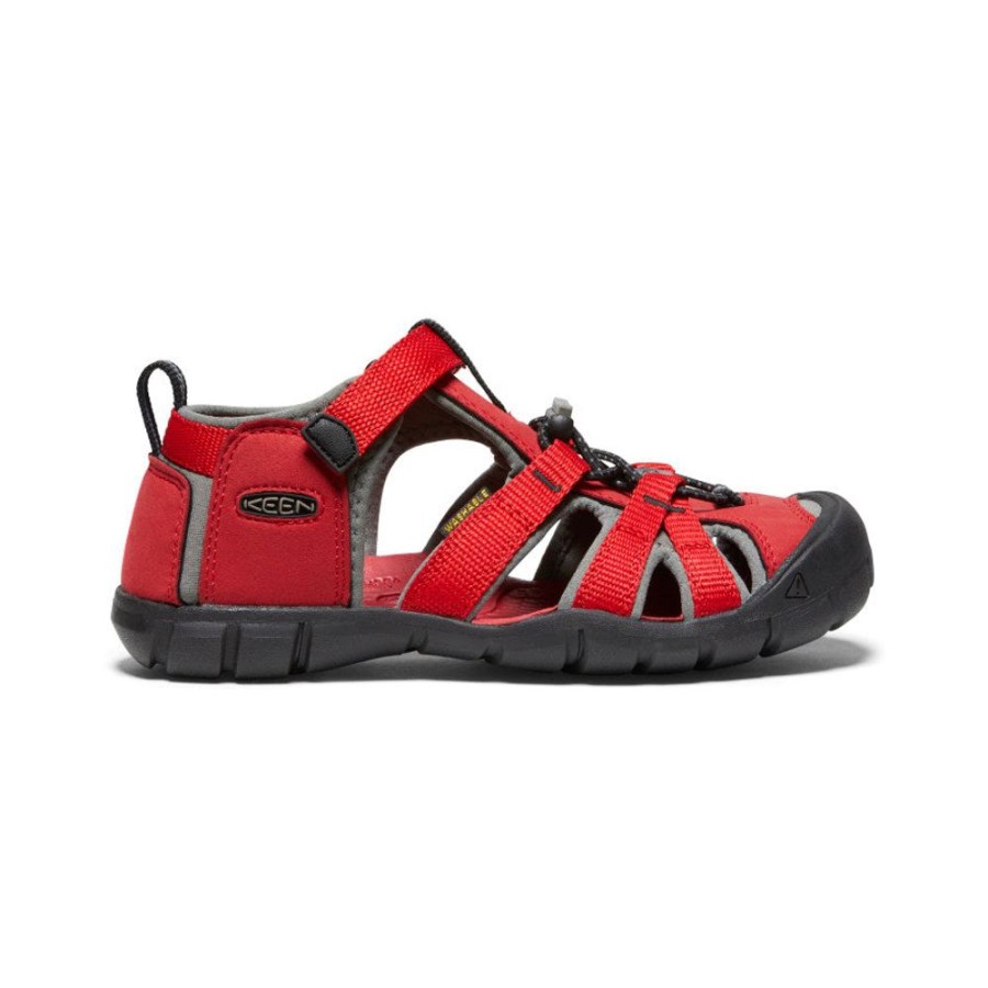 KEEN Sandals | Big Kids' Seacamp Ii Cnx | Racing Red/Gargoyle