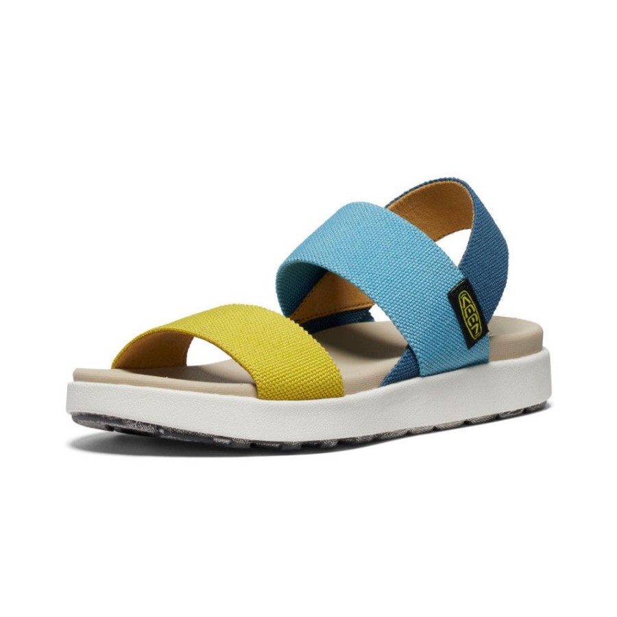 KEEN Sandals | Women'S Elle Backstrap Sandal | Reef Waters/Antique Moss