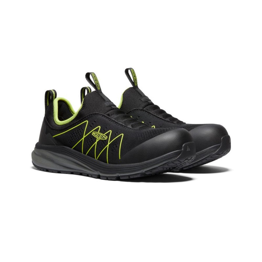 KEEN Work Boots & Shoes | Men'S Vista Energy Shift (Carbon-Fiber Toe) | Black/Evening Primrose