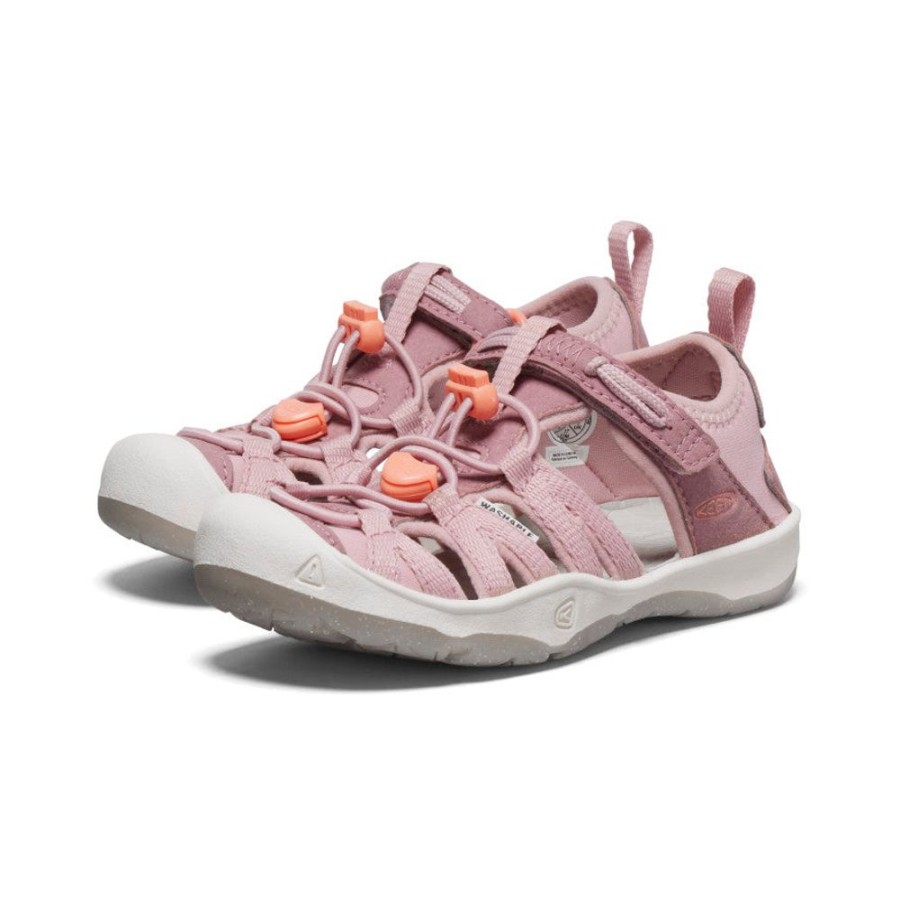 KEEN Sandals | Little Kids' Moxie Sandal | Nostalgia Rose/Papaya Punch