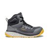 KEEN Work Boots & Shoes | Men'S Arvada Mid Work Sneaker (Carbon-Fiber Toe) | Black/Keen Yellow