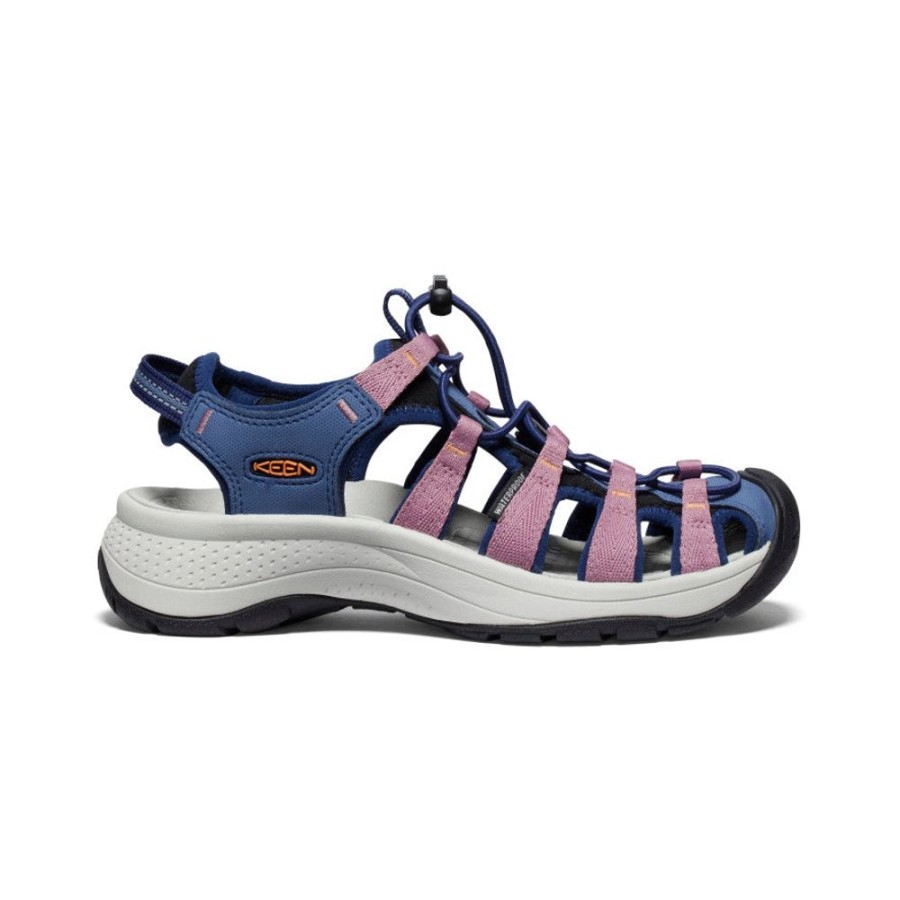 KEEN Sandals | Women'S Astoria West Sandal | Nostalgia Rose/Tangerine