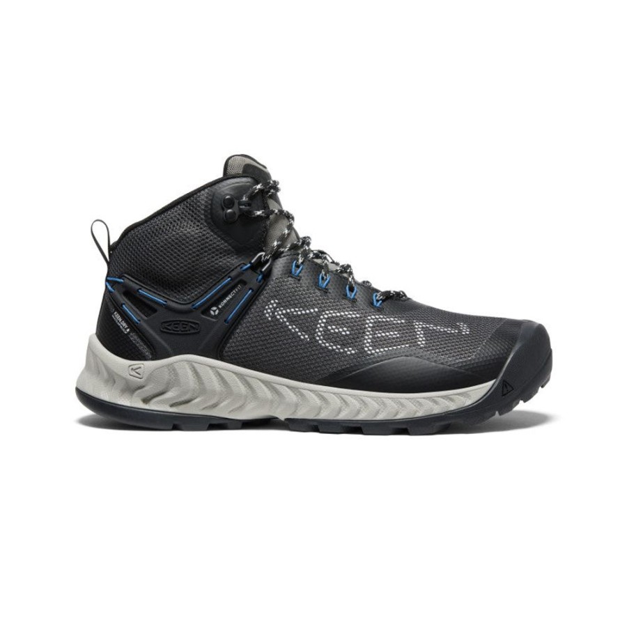 KEEN Boots | Men'S Nxis Evo Waterproof Boot | Magnet/Bright Cobalt