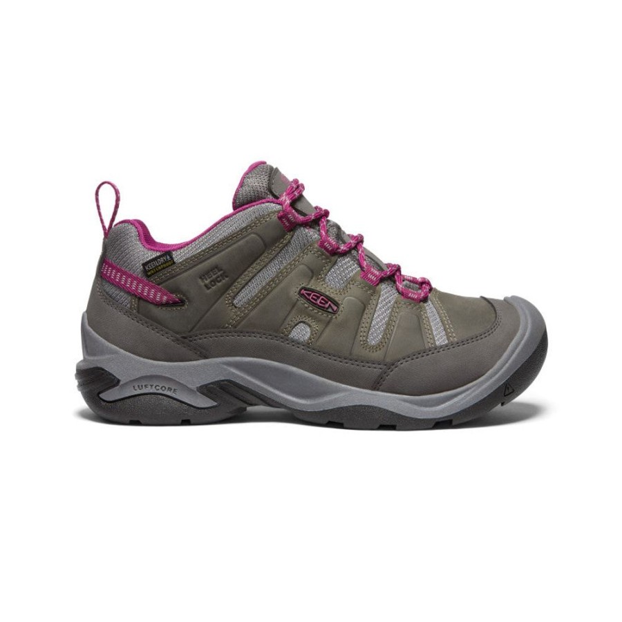 KEEN Shoes | Women'S Circadia Waterproof Shoe | Steel Grey/Boysenberry