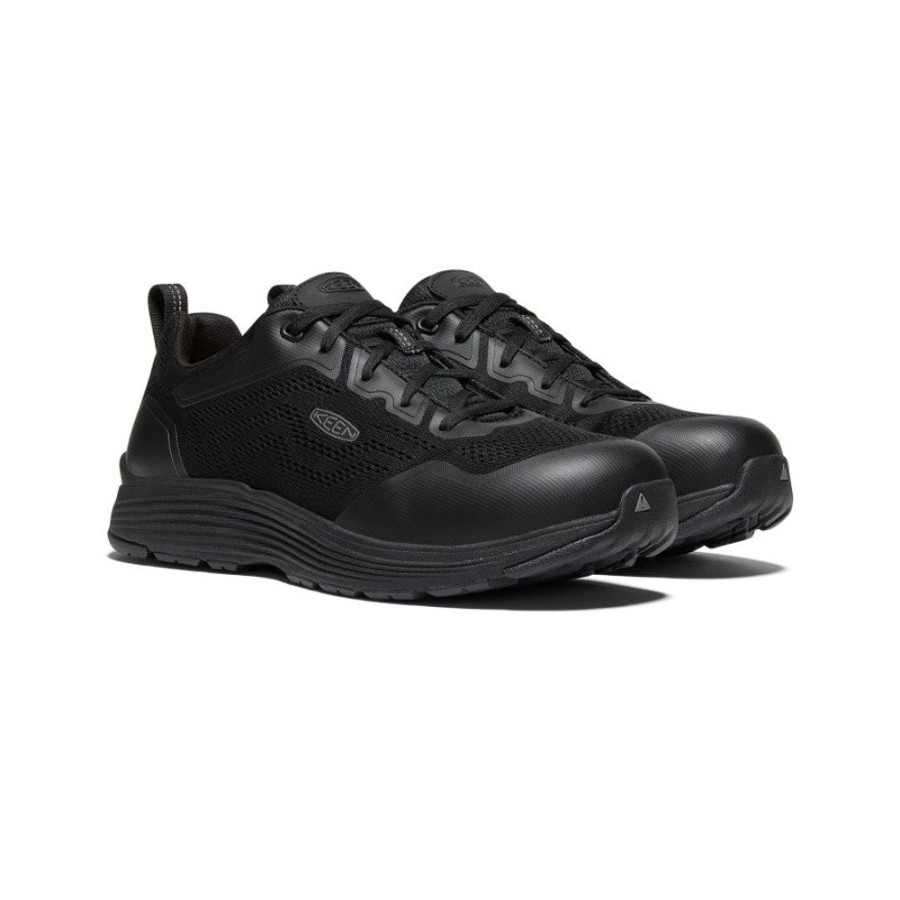 KEEN Work Boots & Shoes | Men'S Sparta 2 (Aluminum Toe) | Black/Black