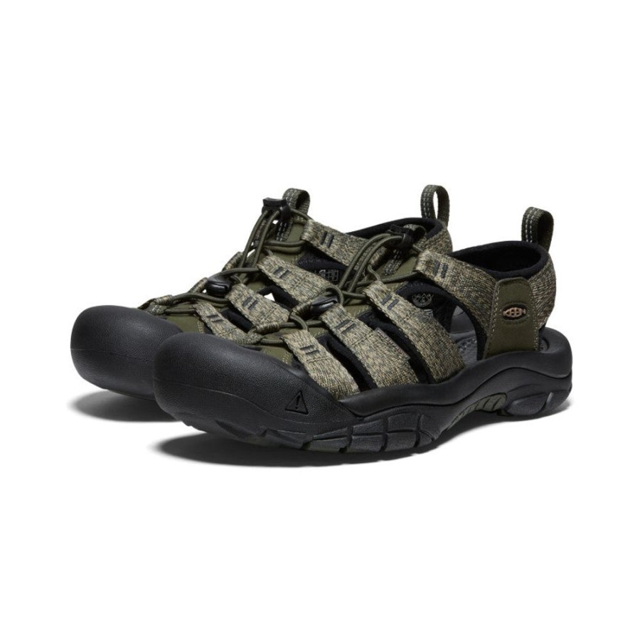 KEEN Sandals | Men'S Newport H2 | Forest Night/Black