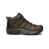 KEEN Work Boots & Shoes | Men'S Lansing Mid Waterproof (Steel Toe) | Cascade Brown/Brindle